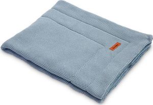 Sensillo KOMPLET DO ŁÓŻECZKA DZIERGANY Z MUŚLINĄ NIEBIESKI 3