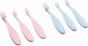 BabyOno 550/02 SZCZOTKI DO ZĘBÓW NIEBIESKA DLA DZIECI I NIEMOWLĄT BabyOno 6