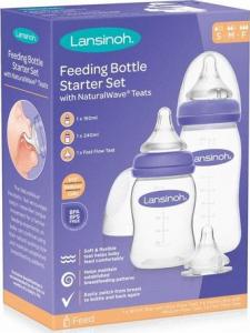 Lansinoh 76310 ZESTAW STARTOWY BUT. 1X160ML, 1X240, 1XSM. 2