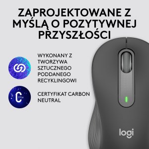 Mysz Logitech M650 L Grafitowy Left (910-006239) 5