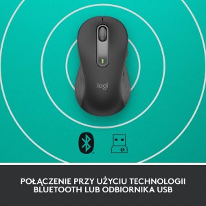Mysz Logitech M650 L Grafitowy Left (910-006239) 7