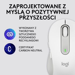 Mysz Logitech M650 L Biało-szary (910-006238) 5