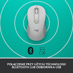 Mysz Logitech M650 L Biało-szary (910-006238) 7