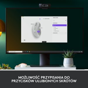 Mysz Logitech M650 L Biało-szary Left (910-006240) 4