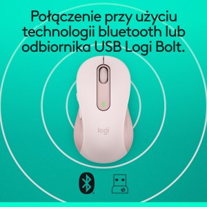 Mysz Logitech M650 Różowy (910-006254) 6