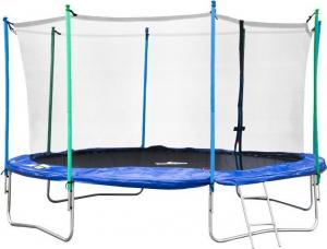 Trampolina ogrodowa Majowo Trampolina ogrodowa z siatką wewnętrzną 14FT 427cm 1