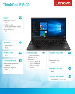 Laptop Lenovo ThinkPad E15 G2 (20T8004RPB) 11