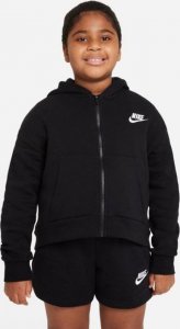 Nike Bluza Nike Sportswear Club Fleece Jr girls DC7118 010 DC7118 010 czarny L (147-158) 1