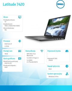 Laptop Dell Latitude 7420 (N064L742014EMEA) 4