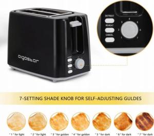 Toster Aigostar  750W Black VDE 5