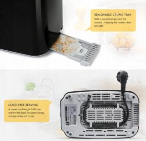 Toster Aigostar  750W Black VDE 6