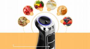 Blender Aigostar  1000W Hand Blender Set Stainless Steel Silvery and Black VDE / Buckle 6