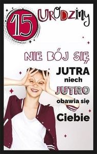 AbCard Kartka okolicznościowa Urodziny 15 U101 1