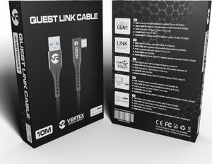 Vortex Virtual Reality kabel 10 m USB-A do USB-C Oculus Link Quest 2 5