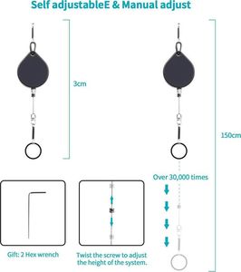 Vortex Virtual Reality haczyki podwieszające kabel VR 6szt. 3