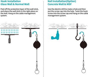 Vortex Virtual Reality haczyki podwieszające kabel VR 6szt. 6