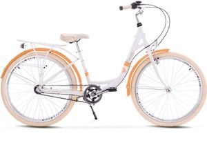 Onilus Rower 26" Classic 15" Biało-pomarańczowy 1
