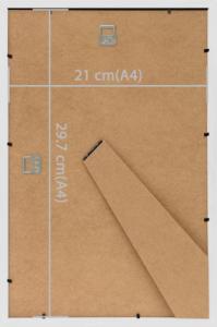 Ramka vidaXL Ramki na zdjęcia, 3 szt., ścienne lub stojące, 21x29,7 cm, MDF 7