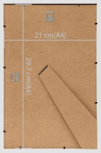 Ramka vidaXL Ramki na zdjęcia, 5 szt., ścienne lub stojące, 21x29,7 cm, MDF 7