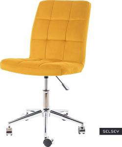 Krzesło biurowe Selsey Leonero Żółte 1