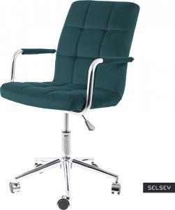 Krzesło biurowe Selsey Salmerin Zielone 1