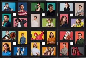 Ramka vidaXL Ramka na 24 zdjęcia 13x18 cm, czarna, MDF 2