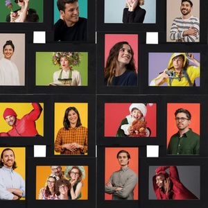 Ramka vidaXL Ramka na 24 zdjęcia 13x18 cm, czarna, MDF 3