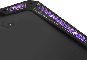 Biurko vidaXL 325422 Czarne 90 cmx60 cm 11