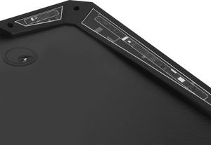 Biurko vidaXL 325422 Czarne 90 cmx60 cm 10