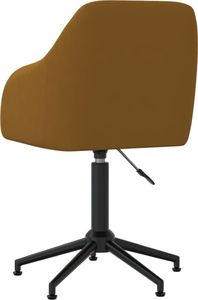 Krzesło biurowe vidaXL Brązowe 5