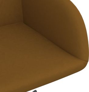 Krzesło biurowe vidaXL Brązowe 7