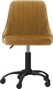 Krzesło biurowe vidaXL Brązowy 3