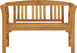 vidaXL Ławka ogrodowa, 114 cm, lite drewno akacjowe 2