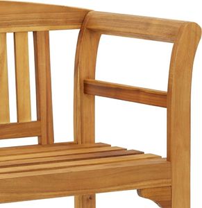 vidaXL Ławka ogrodowa, 114 cm, lite drewno akacjowe 5