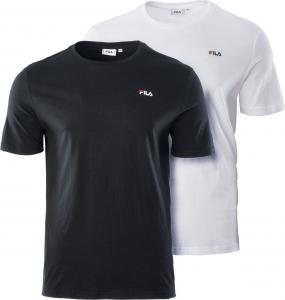 Fila Koszulka męska BROD tee / double pack Biała+Czarna r. L 1