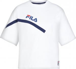 Fila Koszulka damska ZUG cropped wide tee Biała r. S 1