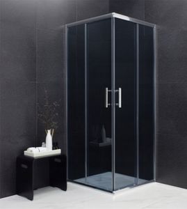 Mexen Mexen Rio kabina prysznicowa kwadratowa 70 x 70 cm, grafit, chrom - 860-070-070-01-40 2