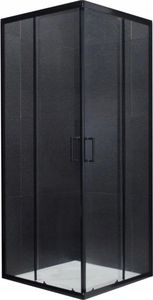 Mexen Kabina prysznicowa Rio kwadratowa 80 x 80 cm, transparent, czarna (860-080-080-70-00) 1