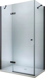 Mexen Mexen Roma kabina prysznicowa uchylna 70 x 80 cm, transparent, czarny - 854-070-080-70-00 1