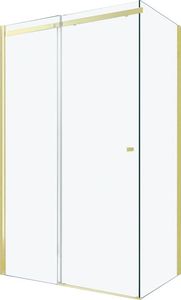 Mexen Mexen Omega kabina prysznicowa rozsuwana 100 x 70 cm, transparent, złoty - 825-100-070-50-00 1