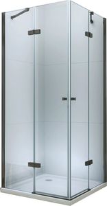 Mexen Mexen Lima Duo kabina prysznicowa składana 70 x 70 cm, transparent, czarny - 856-070-070-70-00-02 1