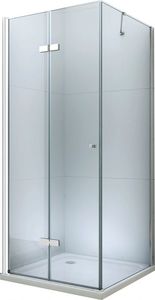 Mexen Mexen Lima kabina prysznicowa składana 80 x 70 cm, transparent, chrom brodzik Flat - 856-080-070-01-00-4010 1