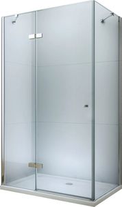 Mexen Mexen Roma kabina prysznicowa uchylna 70 x 70 cm, transparent, chrom brodzik Flat - 854-070-070-01-00-4010 1