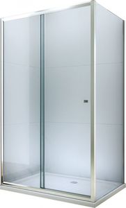 Mexen Mexen Apia kabina prysznicowa rozsuwana 90 x 70 cm, transparent, chrom brodzik Flat - 840-090-070-01-00-4010 1