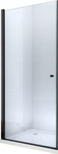 Mexen Mexen Pretoria drzwi prysznicowe uchylne 70 cm, transparent, czarne - 852-070-000-70-00 1