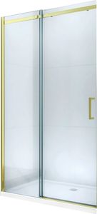 Mexen Mexen Omega drzwi prysznicowe rozsuwane 100 cm, transparent, złote - 825-100-000-50-00 1