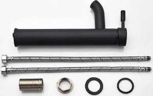 Bateria umywalkowa Mexen Mexen Kama bateria umywalkowa wysoka czarna - 72510-70 7