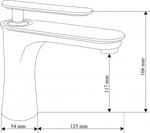 Bateria umywalkowa Mexen Mexen Trinity bateria umywalkowa czarna - 72600-70 3