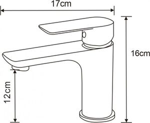 Bateria umywalkowa Mexen Mexen Alfa bateria umywalkowa, chrom - 745700-00 2