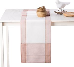 AmeliaHome TCLOTH/AH/LILLE/PINK+WHITE/60X120 1
